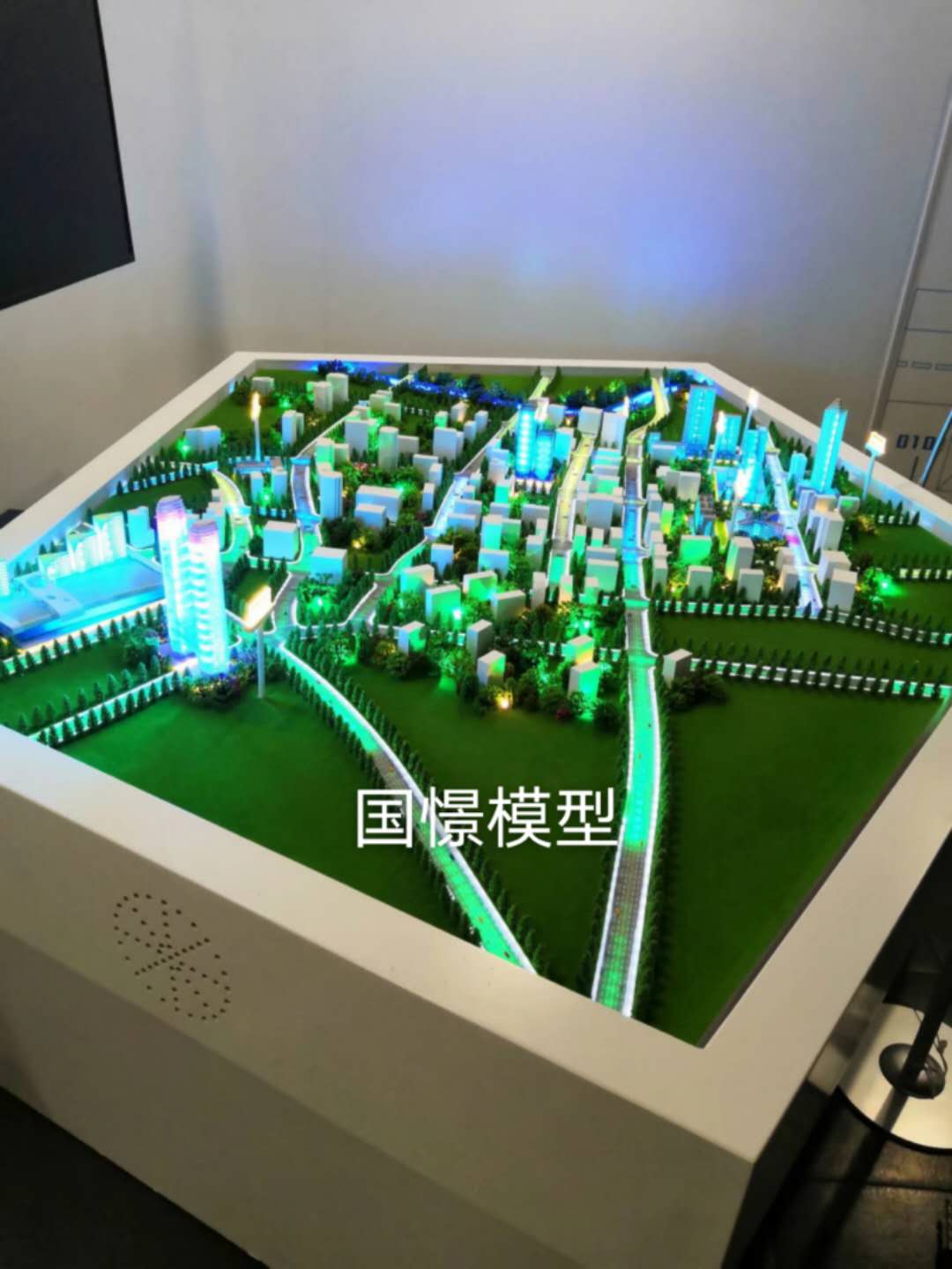 富蕴县建筑模型