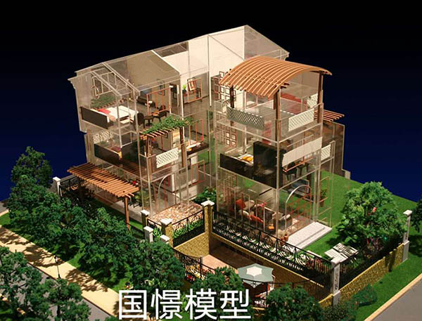 富蕴县建筑模型