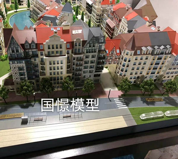 富蕴县建筑模型